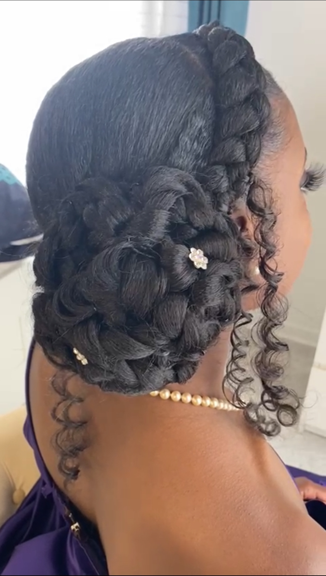 Screenshot_20220711_181416 coiffure cortège demoiselle d'honneur cheveu afro
